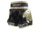 Boxsense Lion Black Muay Thai shorts : BXS-303-Gold